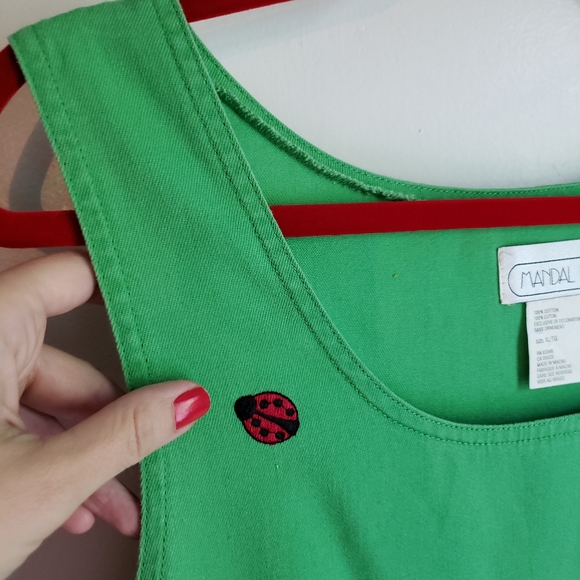 Lovely ladybug & daisy summer dress - Picture 10 of 14